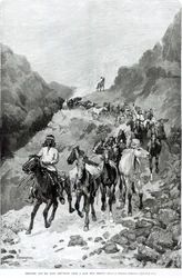 Geronimo et sa bande revenant d
